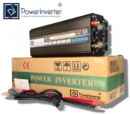 INVERSOR CARGADOR UPS MODIFICADO 12VDC/220VAC 2500W 